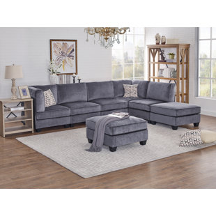 Go to store & view more images Marcie Modular Sectional with Ottoman by Ivy Bronx