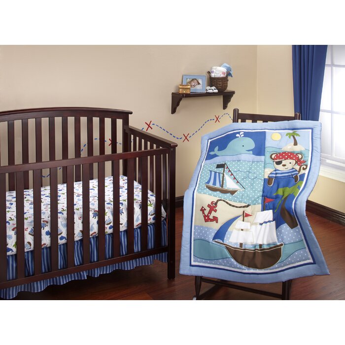 Harriet Bee Fossett 3 Piece Crib Bedding Set Reviews Wayfair