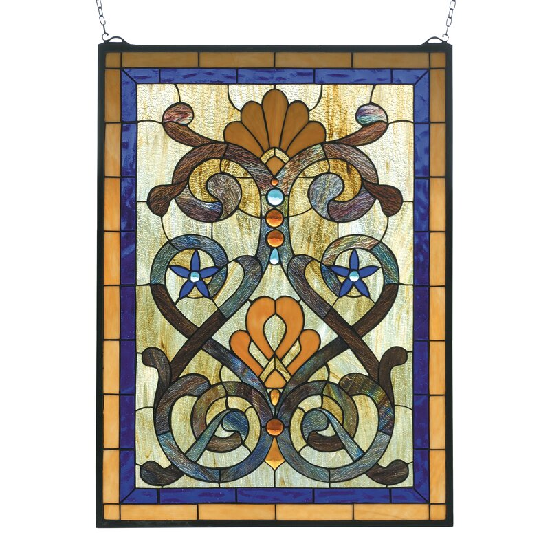 Astoria Grand Weissman Stained Glass Window & Reviews | Wayfair