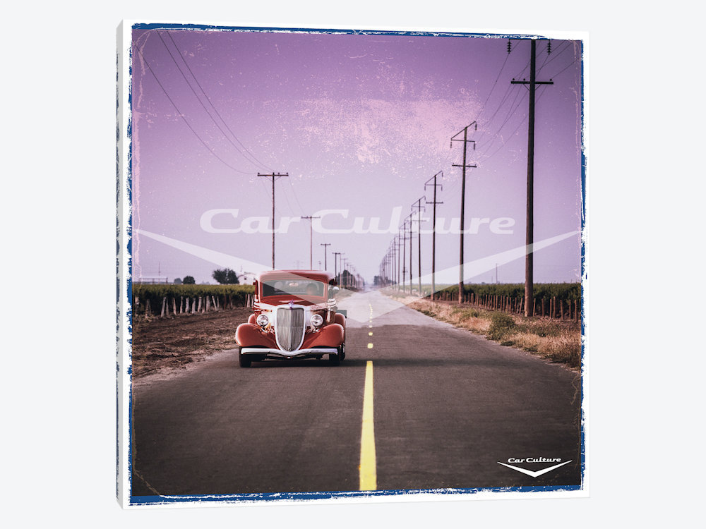 East Urban Home 1934 Ford Coupe Hot Rod Graphic Art Print On Canvas Wayfair