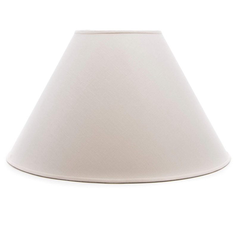 white linen lamp shade