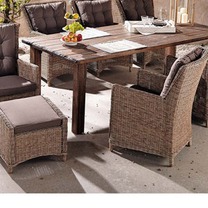 Gartenhocker Ponto mit Kissen von PureDay