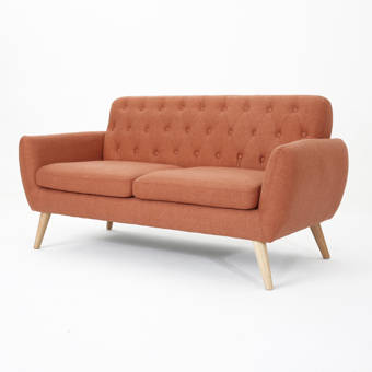 Calvillo Anchill Mid Century Modern Loveseat Reviews Allmodern Atlantic Loveseat