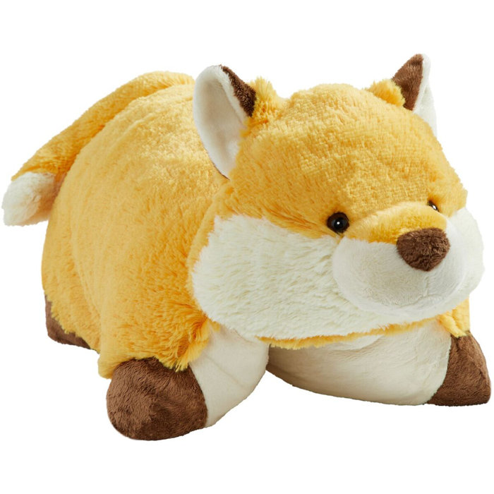 Pillowpets Pillow Pet Wild Fox Plush Chenille Throw Pillow