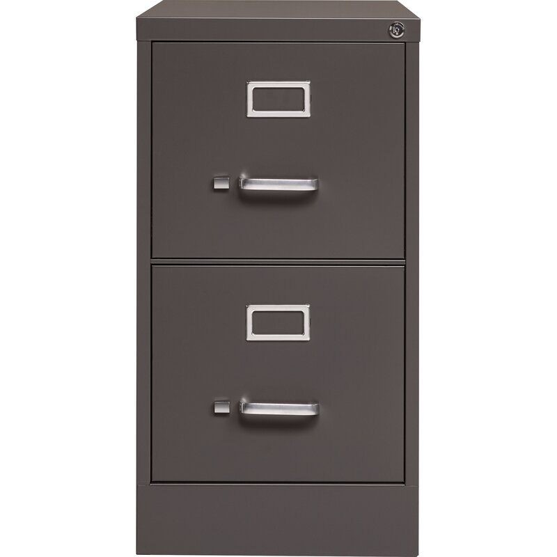 Lorell Fortress 2 Drawer Vertical Filing Cabinet Wayfair