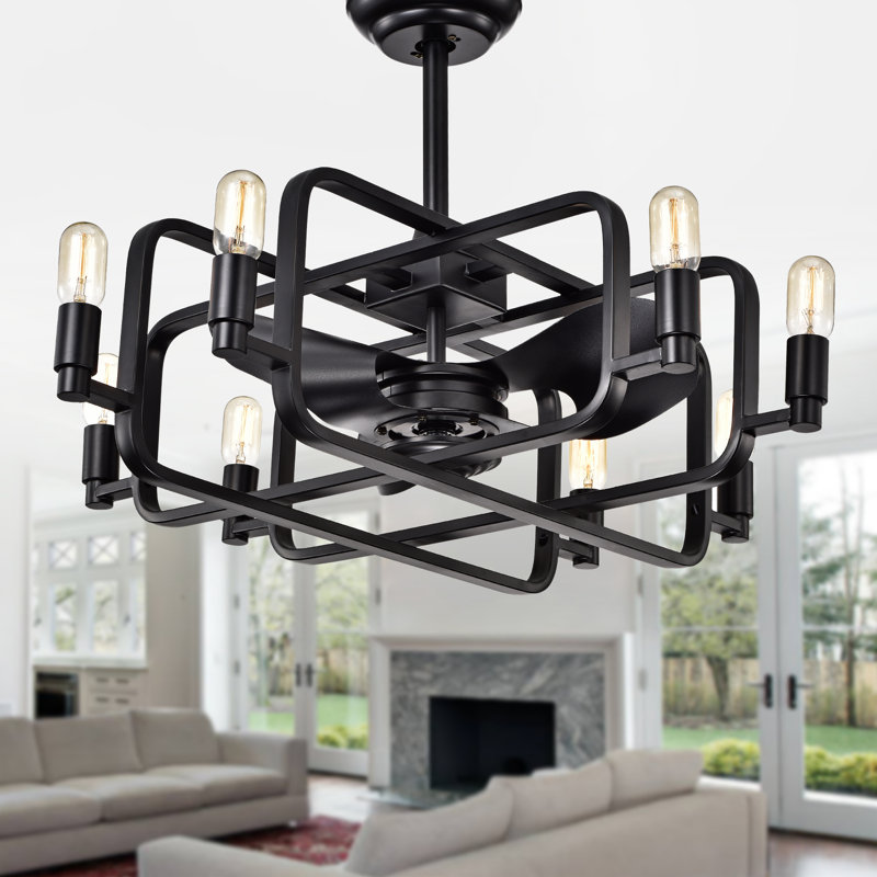 17 Stories Karley 3 Blade Ceiling Fan With Remote Light