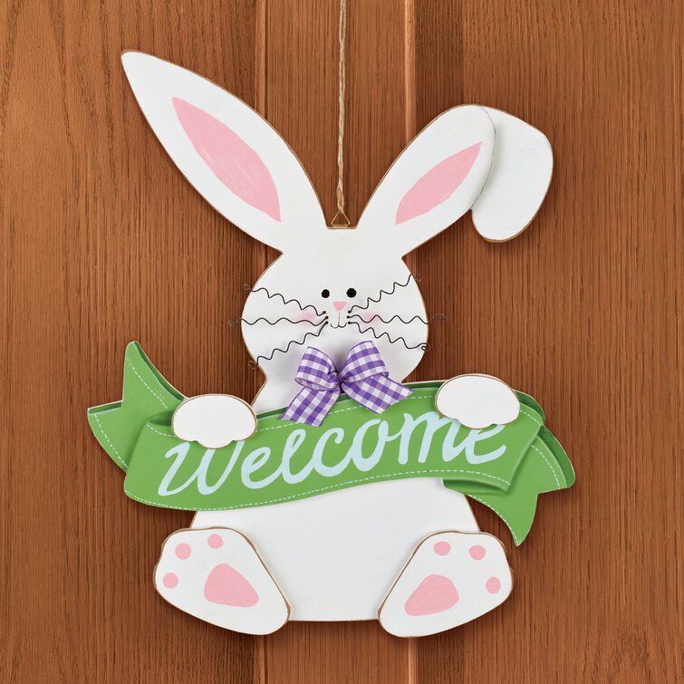 Welcome Spring Bunny Banner