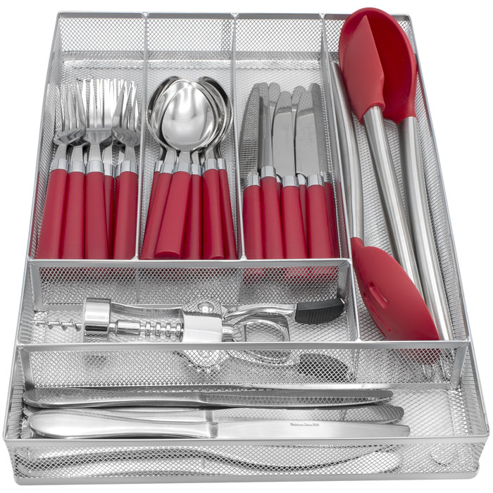 Rebrilliant Kurtz Flatware Cutlery 16 H X 11 25 W X 2 D Drawer