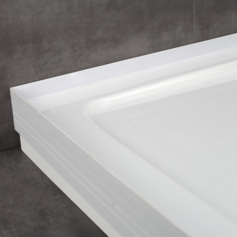 Ove Decors Anti Slip 60 X 32 Shower Base With Side Hidden Drain Reviews Wayfair