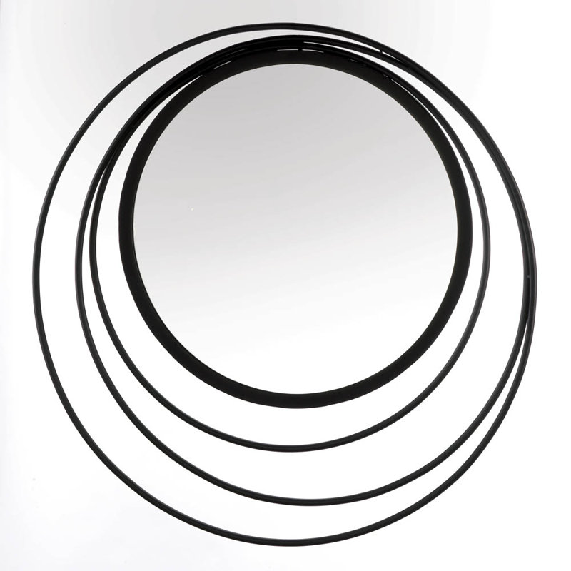 Geometric Wall Decorations - Chassidy Three Ring Wall Mirror