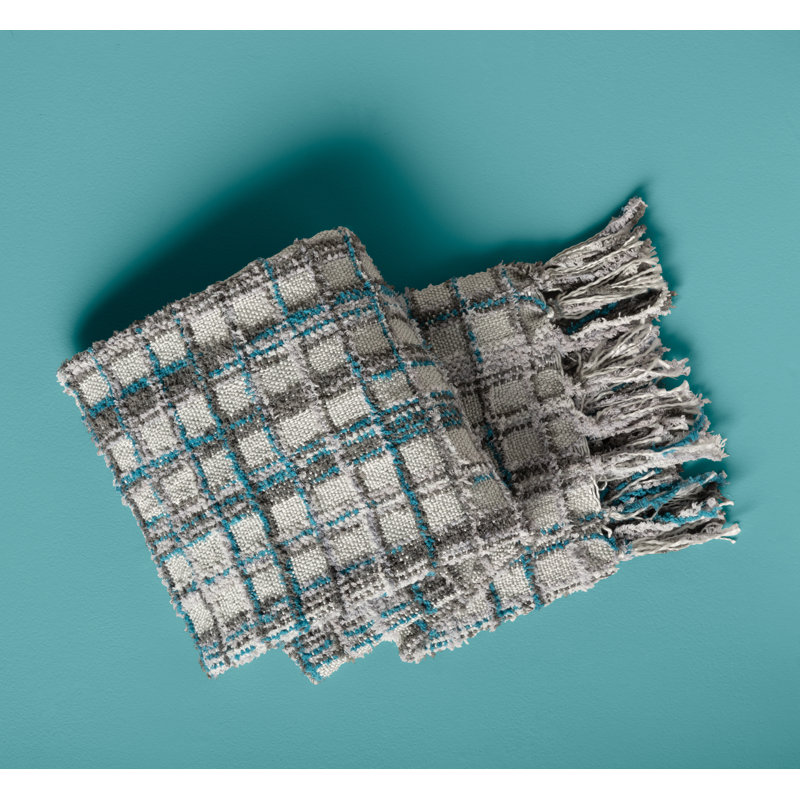 Winston Porter Comfrey Chenille Multi-Colored Throw ...