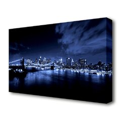 Cities Canvas Prints UK of New York Skyline for your Office 4 Part NYC 