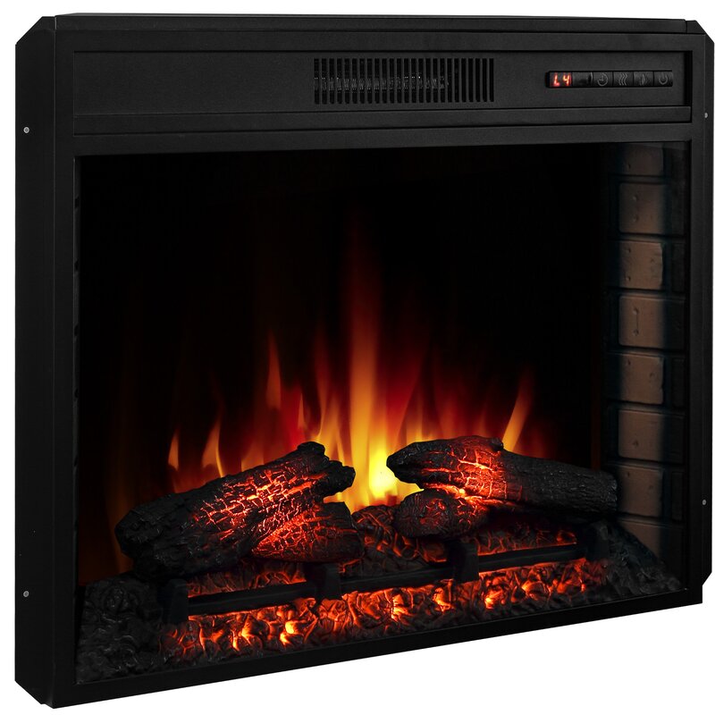 Ebern Designs Seaman Electric Fireplace Insert Reviews Wayfair