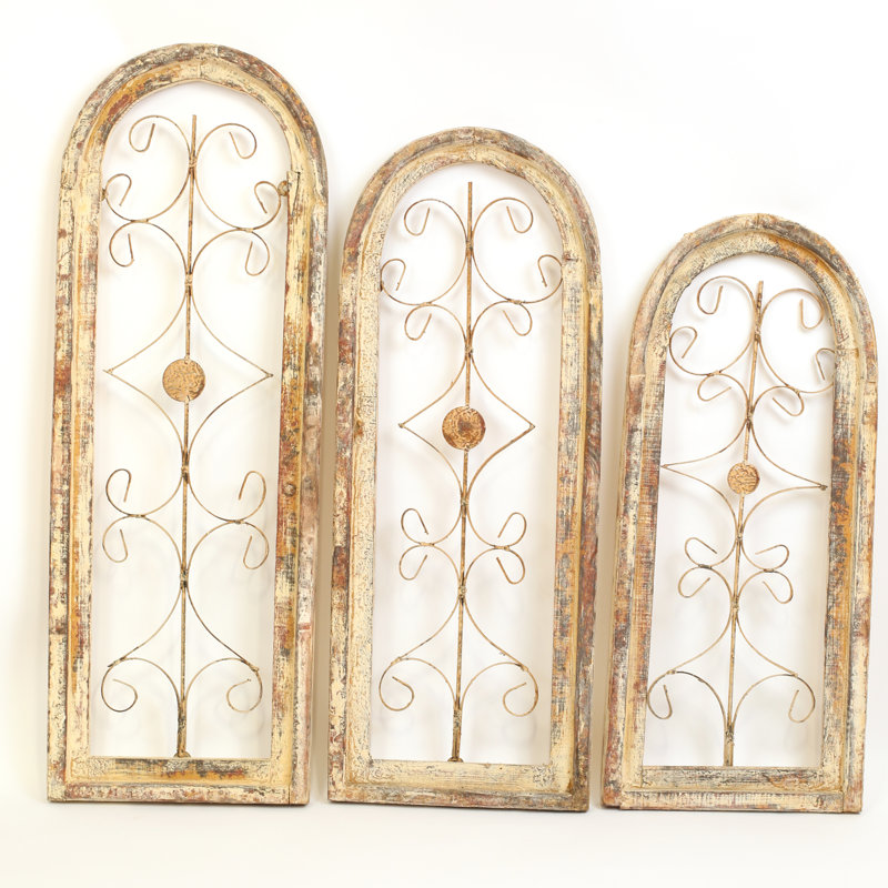 Wayfair Wall Decor myamigosimports gothic 3 piece round architectural window wall Wayfair Wall Decor myamigosimports gothic 3 piece round architectural window wall