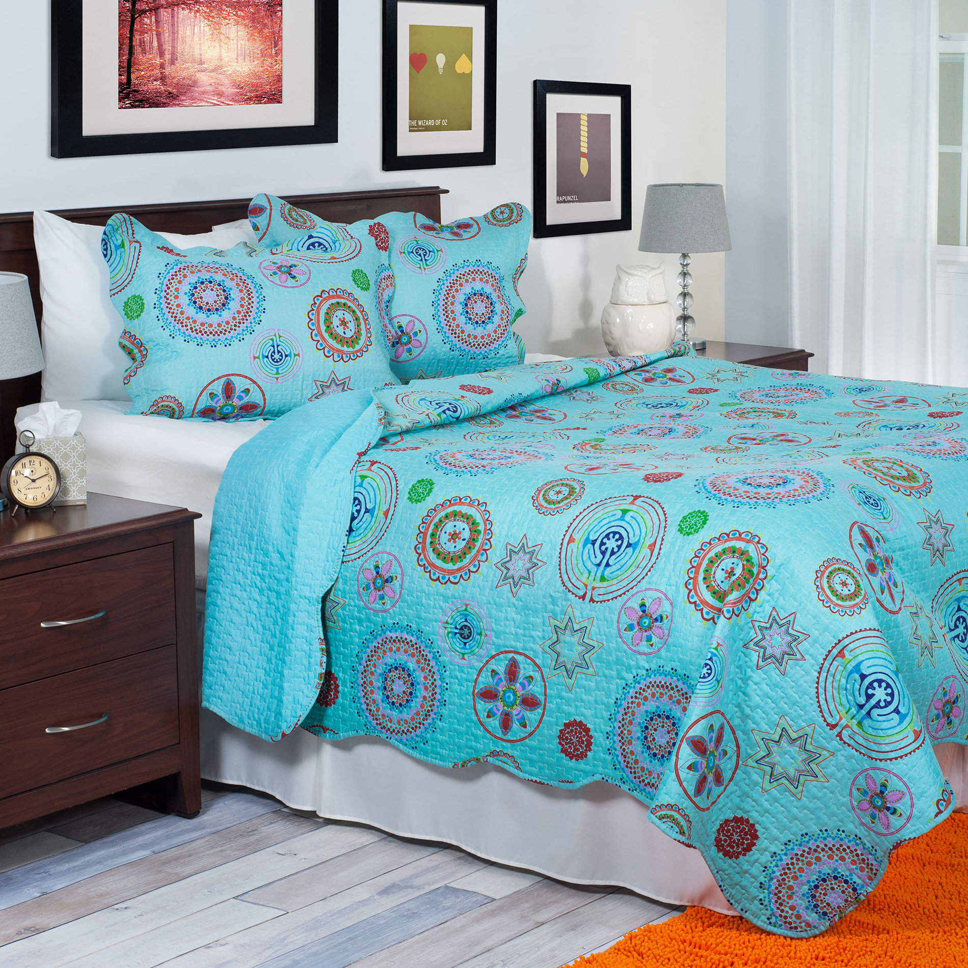 Lavish Home Serena Quilt Set Reviews Wayfair Serena Quilt Set