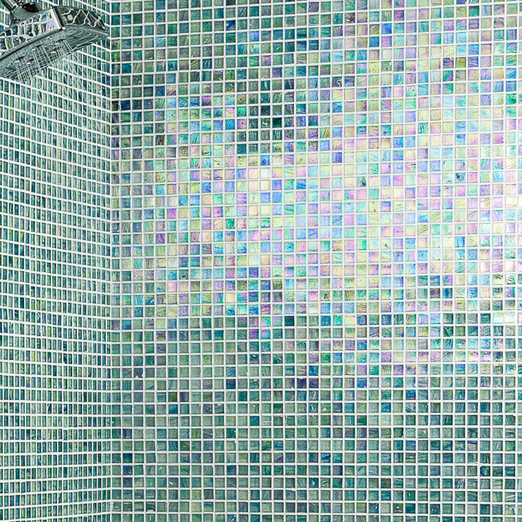 Ivy Hill Tile Breeze 0 62 X 0 62 Glass Mosaic Tile In Blue Green Reviews Wayfair