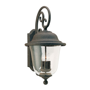 Go to store & view more images Elizabeth 3-Light Outdoor Sconce by Fleur De Lis Living