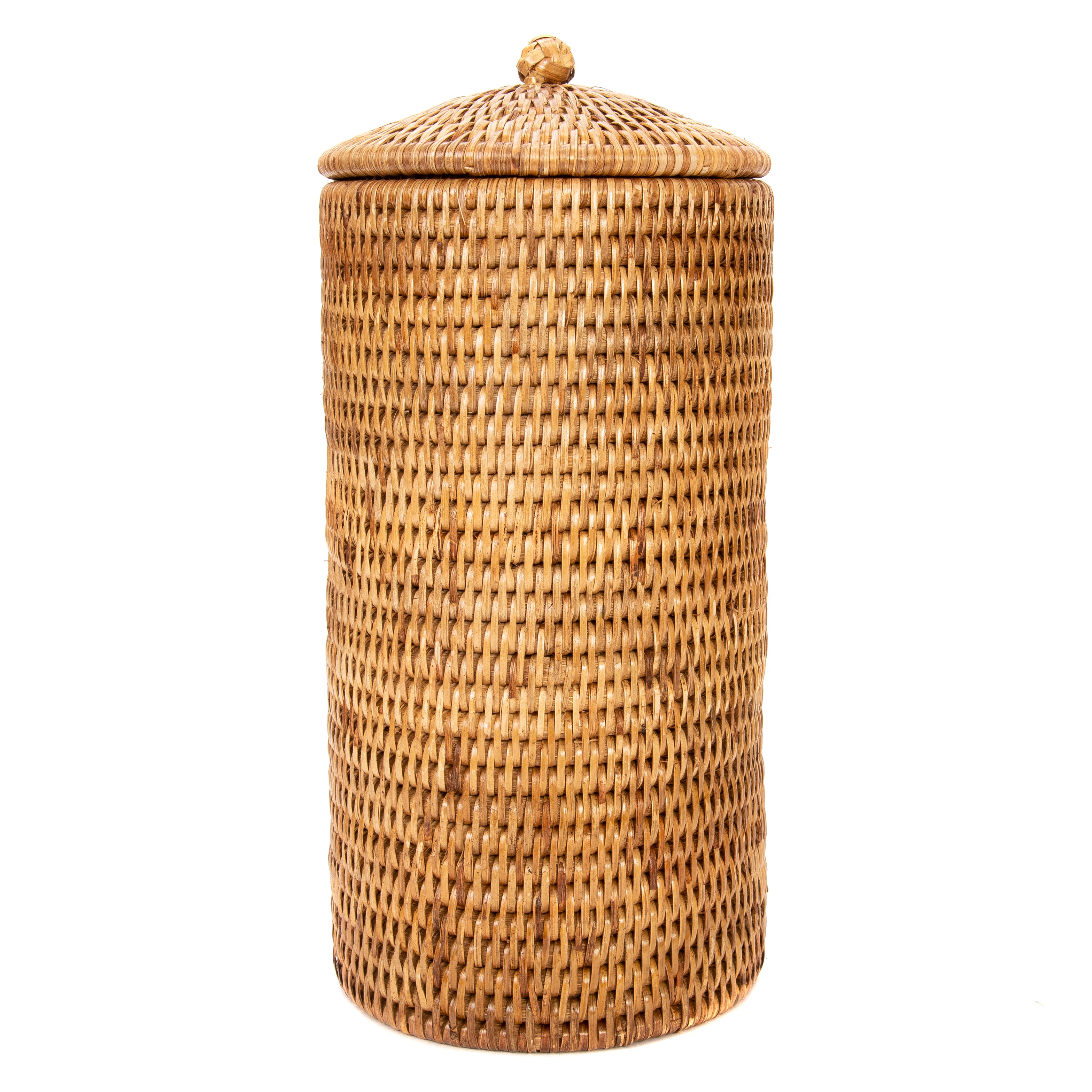 wicker basket toilet roll holder