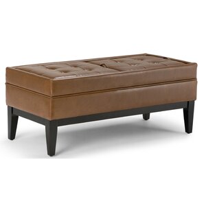 Castlerock Leather Ottoman