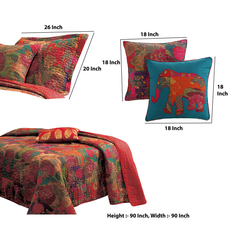 Bloomsbury Market Artrell Reversible Quilt Set Wayfair