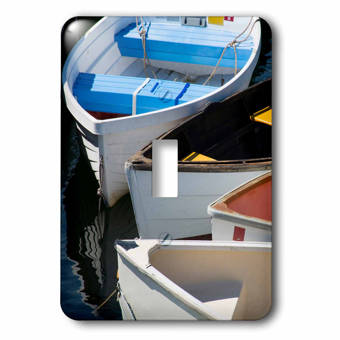 3drose Fishing Village Buoys Stonington Maine 2 Gang Toggle Light Switch Wall Plate Wayfair