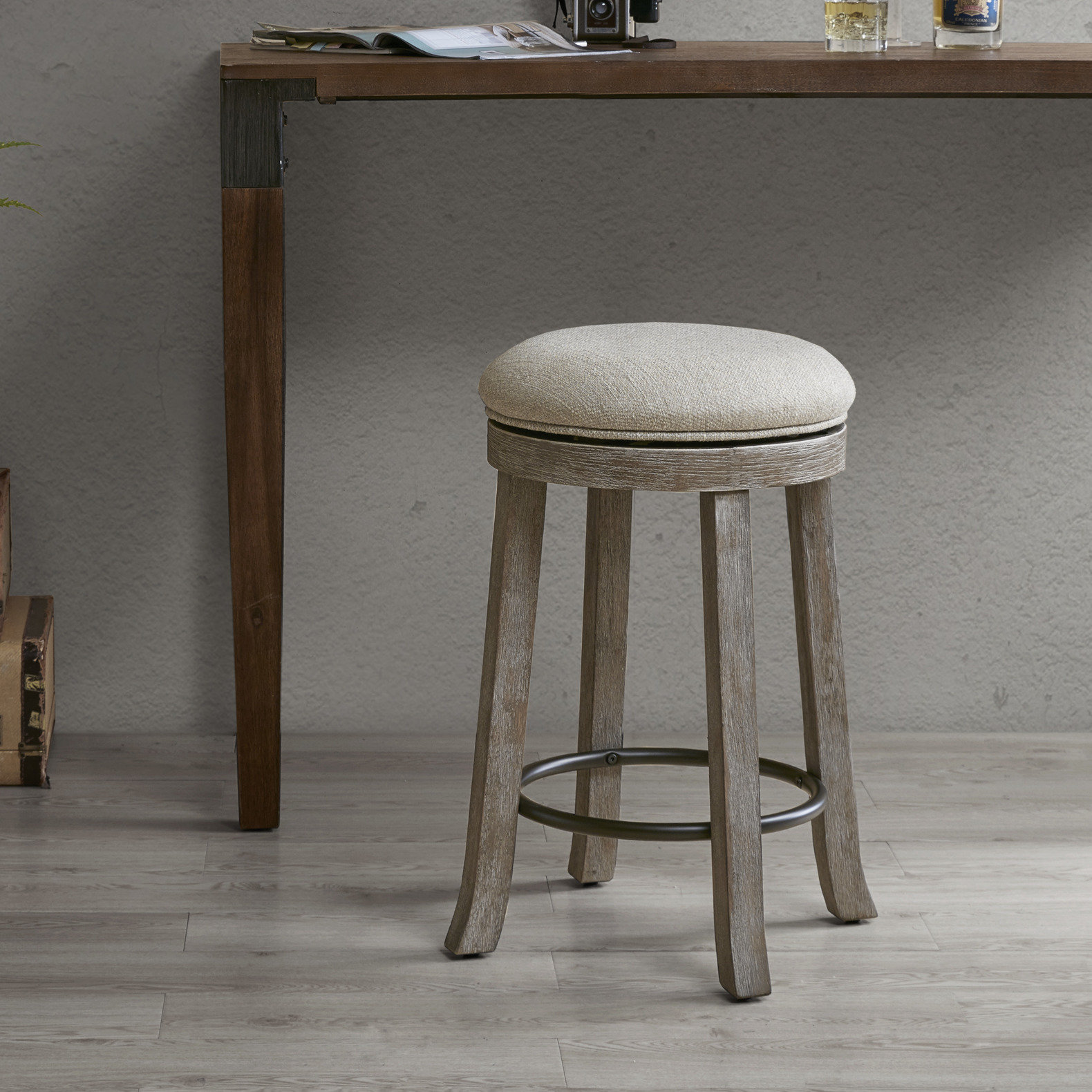 Union Rustic Madiun Swivel Bar & Counter Stool & Reviews Wayfair