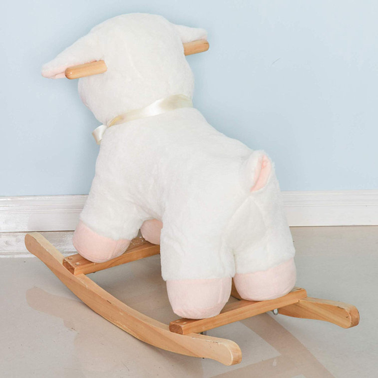 Qaba Kids Playtime Plush Rocking Sheep Lamb Toy Ride on Rocker for sale online Qaba Kids Playtime Plush Rocking Sheep Lamb Toy Ride on Rocker for sale online