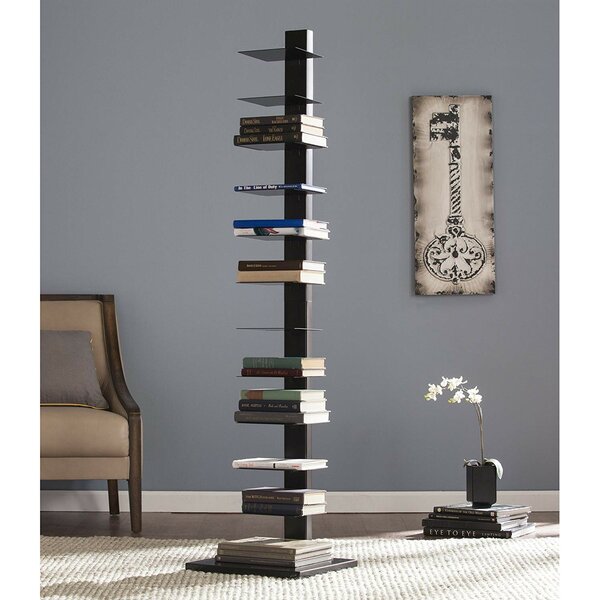 Latitude Run Huldrik Spine Tower Shelf Standard Bookcase Wayfair