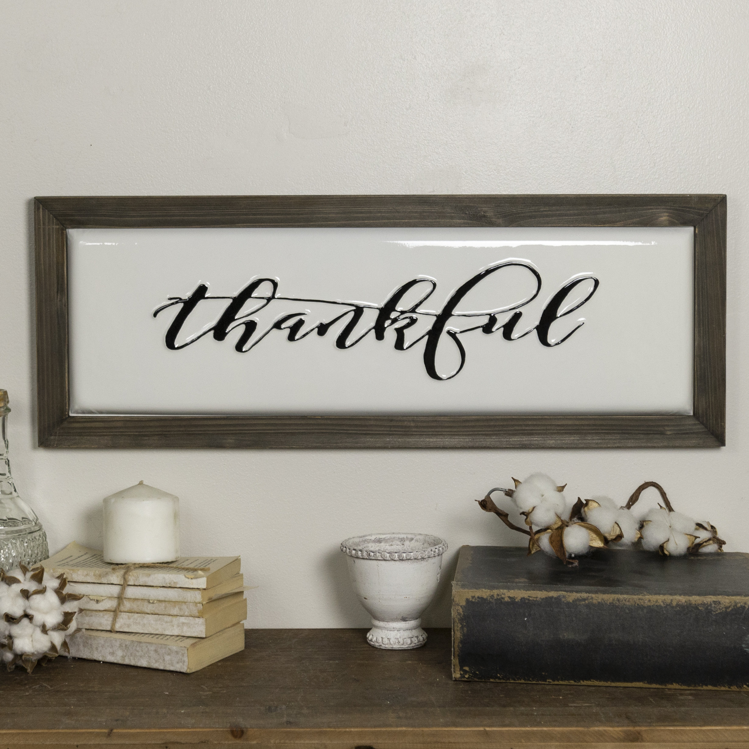 Gracie Oaks "Thankful" Wall Décor Wayfair