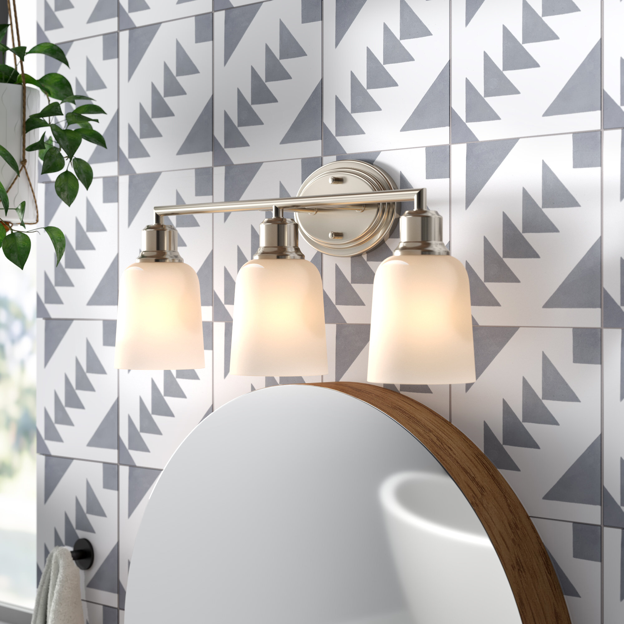 Wade Logan® Adeltraut 3 Light Dimmable Vanity Light Wayfair