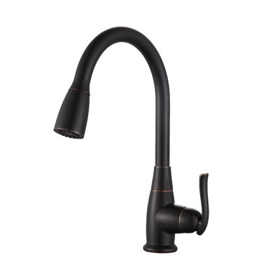 Kraus Premium Faucets Pull Down Single Handle Kitchen Faucet With