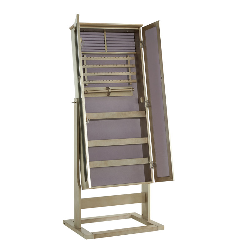 Darby Home Co Cristobal Cheval Free Standing Jewelry Armoire With