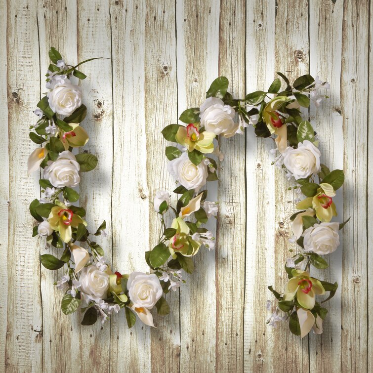 Aprx 2' 2" x 7' 7" 2x8 Radici Grey Bordered Vines Petals Floral Runner 1780 