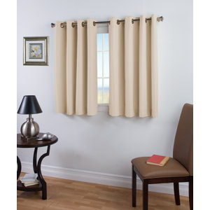 Clarksburg Solid Blackout Thermal Grommet Single Curtain Panel