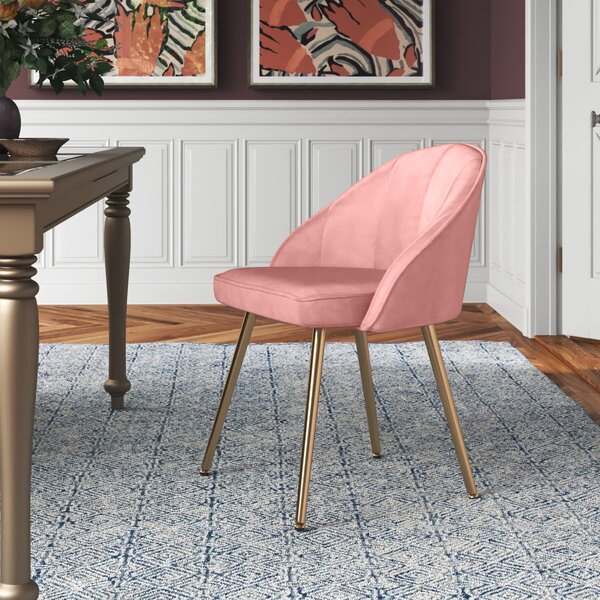 wayfair blush pink chair