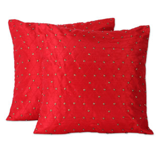 Decorative Beaded Pillows Wayfair