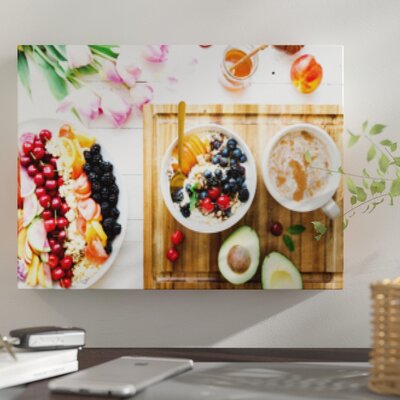 'Morning Meal' Photographic Print on Wrapped Canvas East Urban Home Size: 10