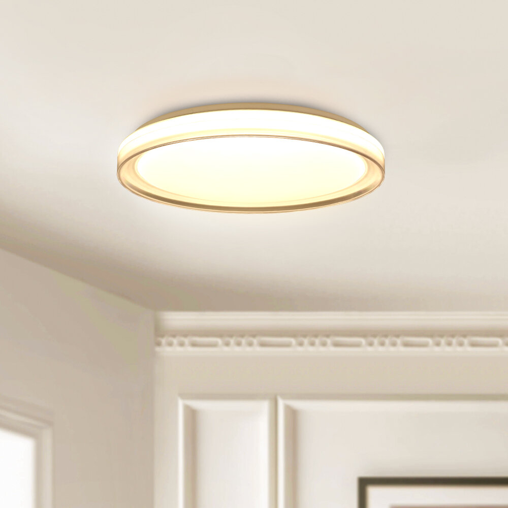 Latitude Run® Flossmoor 18.9'' Simple Circle Led Flush Mount & Reviews 