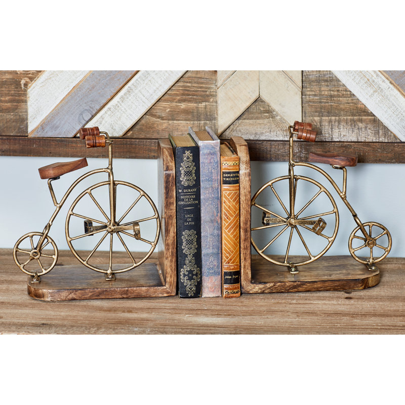 Bicycle Bookends & Reviews Joss & Main