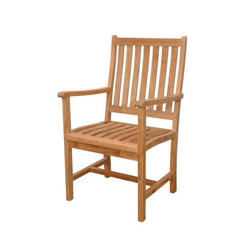 Anderson Teak Wilshire Teak Patio Dining Chair Wayfair