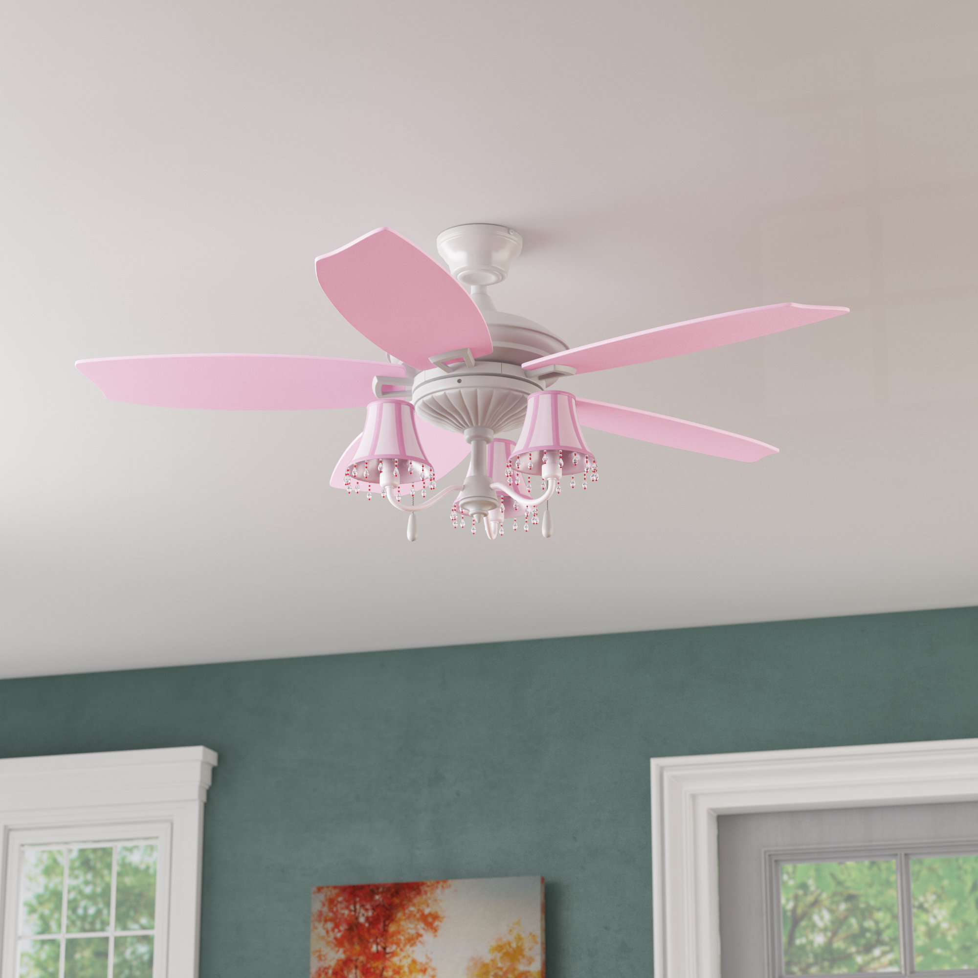 Harriet Bee 48 Karole 5 Blade Standard Ceiling Fan With Pull Chain And Light Kit Included Reviews Wayfair Harriet Bee 48 Karole 5 Blade Standard Ceiling Fan With Pull Chain And Light Kit Included Reviews Wayfair