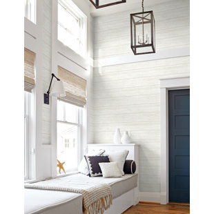 Wallpaper Birch Lane Kadence Shiplap 18 L X 20 5 W And Stick Wallpaper Roll