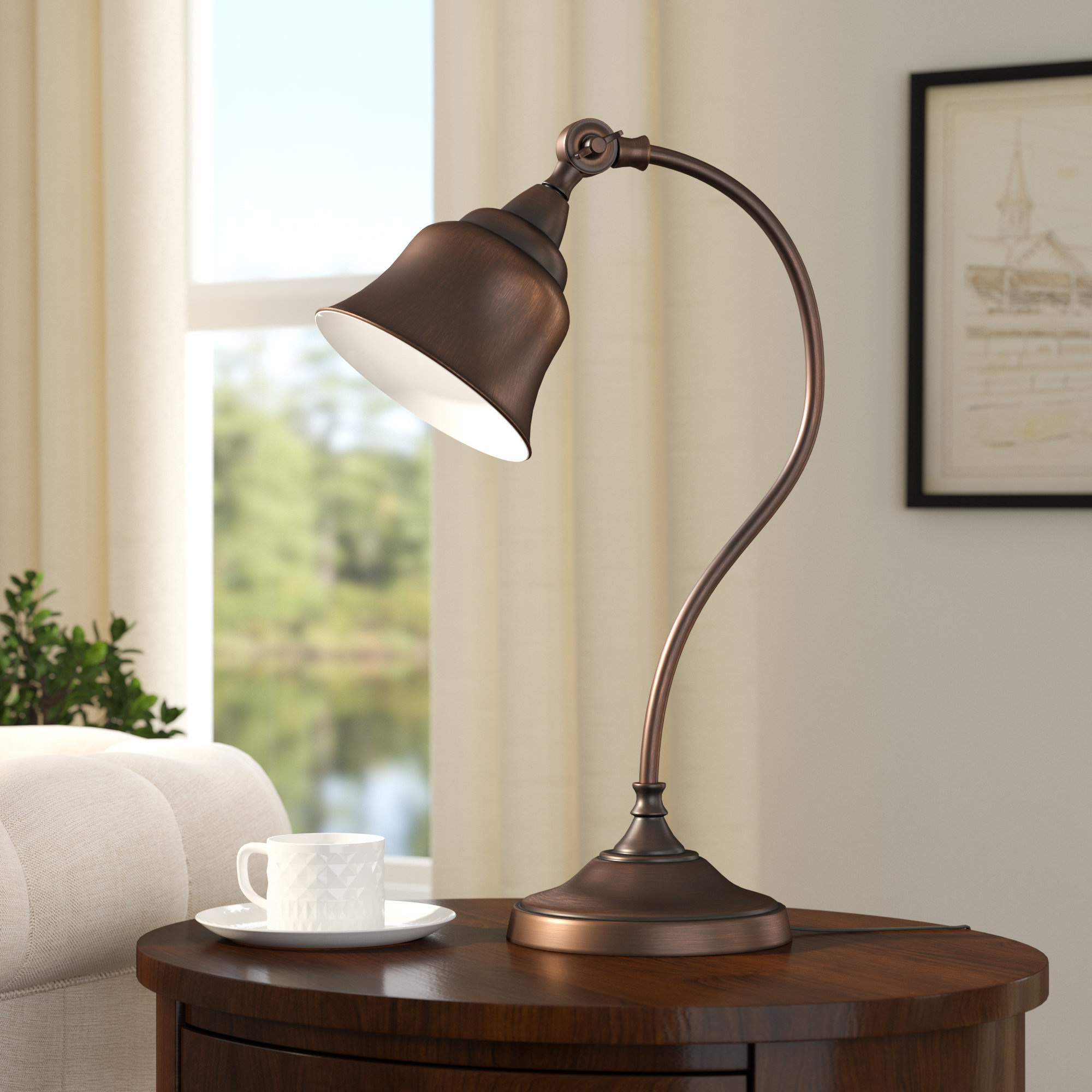 arched desk lamp