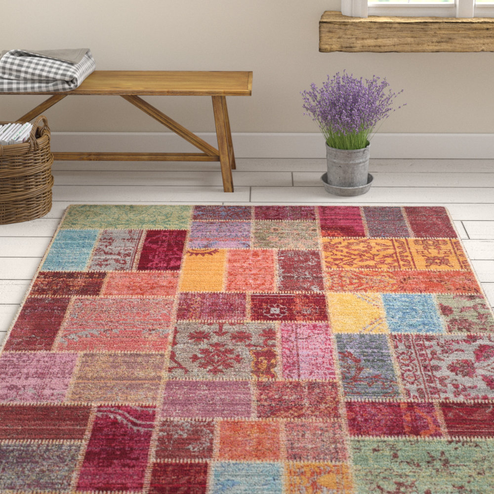 Bloomsbury Market Teppich Aleena In Bunt Wayfair De