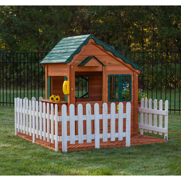 kids cedar playhouse