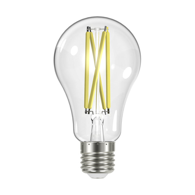 Feit BPA19/CL/DM/800/LED 60W Equivalent A19 Decorative Style LED Light Soft White Feit Electric Company Feit BPA19/CL/DM/800/LED 60W Equivalent A19 Decorative Style LED Light Soft White Feit Electric Company