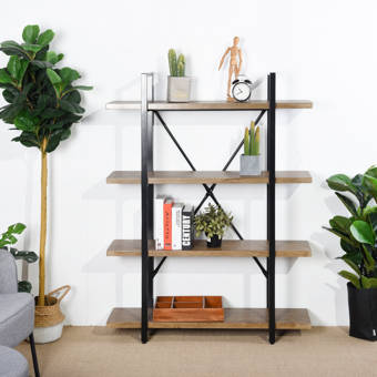Gracie Oaks Inglestone Common Vintage Etagere Bookcase Wayfair