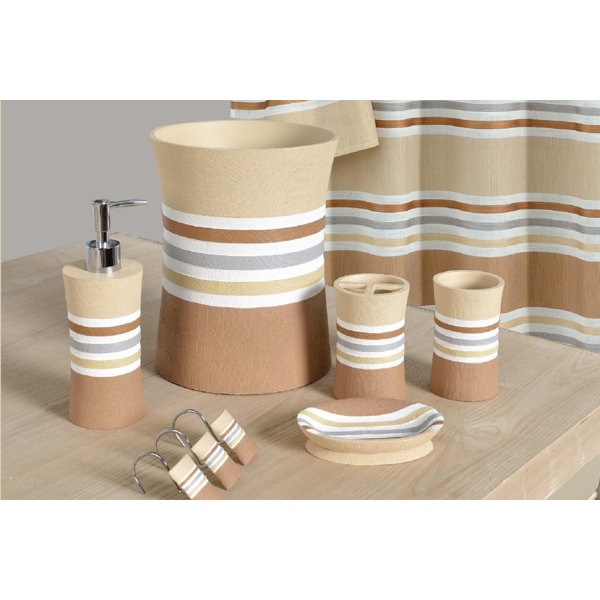 Winston Porter Asherton Decorative 5 Pieces Bathroom Accessory Set