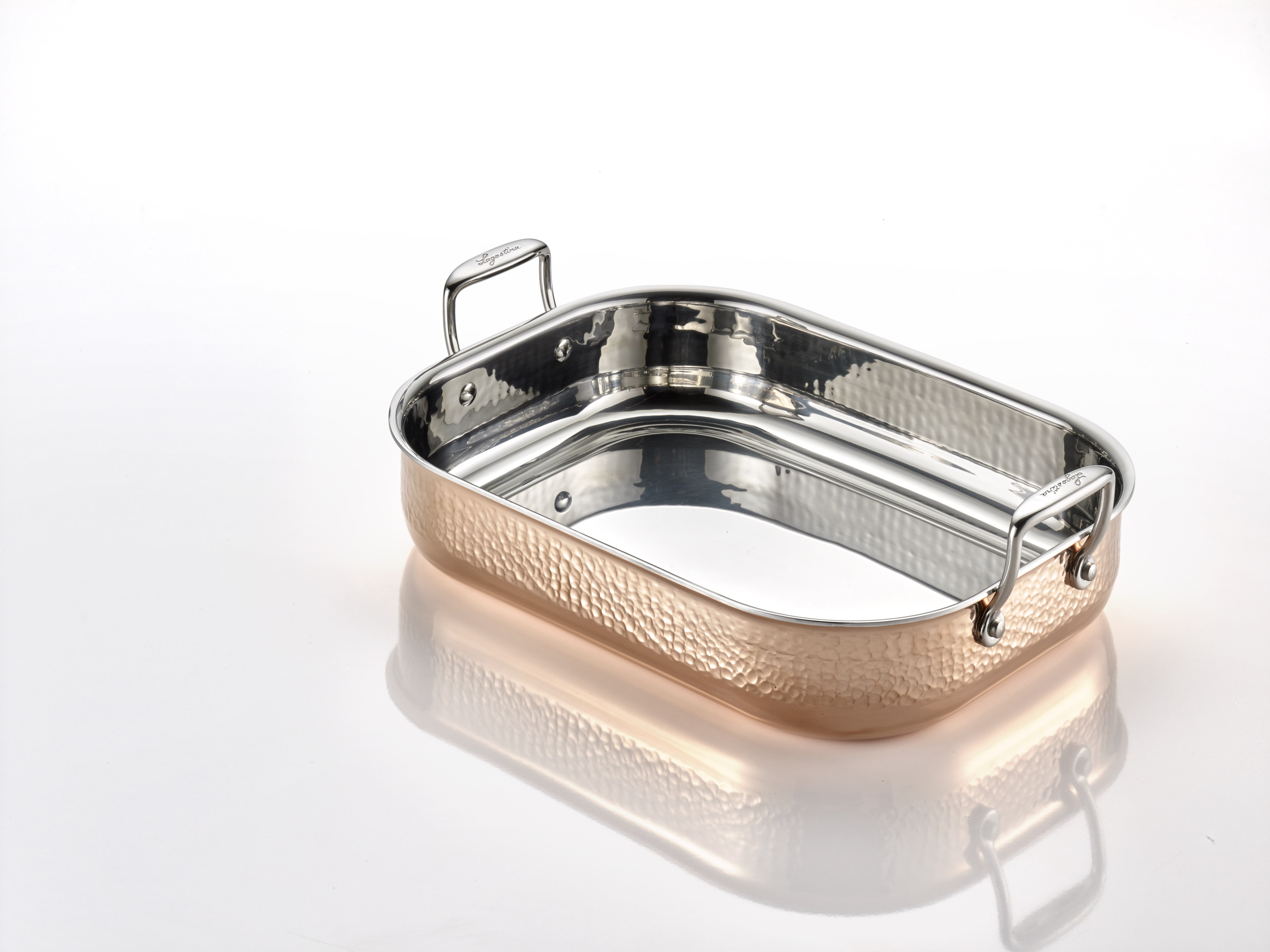 lagostina martellata hammered copper roaster