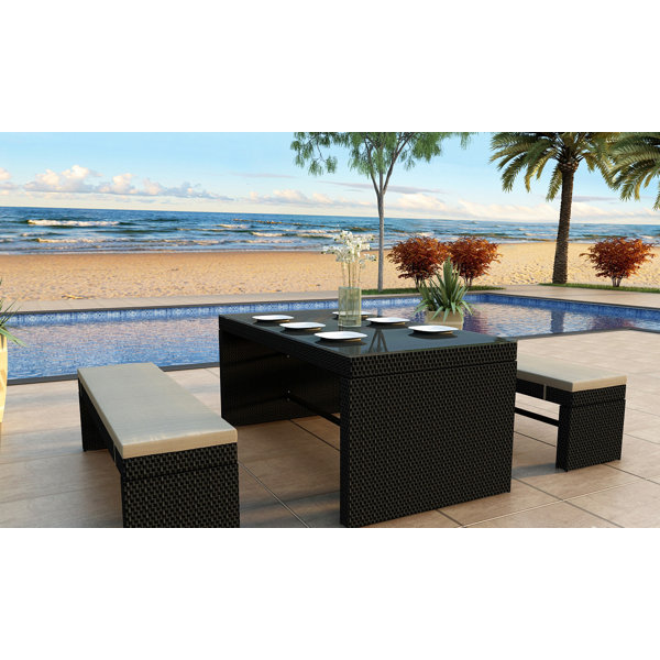 Harmonia Living Skyline 3 Piece Dining Set & Reviews Wayfair